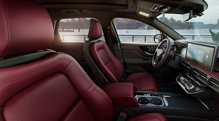 The available Perfect Position front seats in the 2024 Lincoln Corsair® SUV are shown. | Holmes Tuttle Lincoln in Tucson AZ