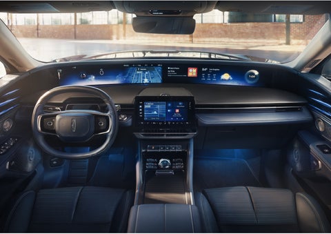 The panoramic display is shown in a 2026 Lincoln Nautilus® SUV. | Holmes Tuttle Lincoln in Tucson AZ