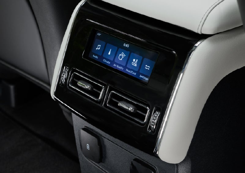 The second row touch screen displays audio and temperature control settings. | Holmes Tuttle Lincoln in Tucson AZ